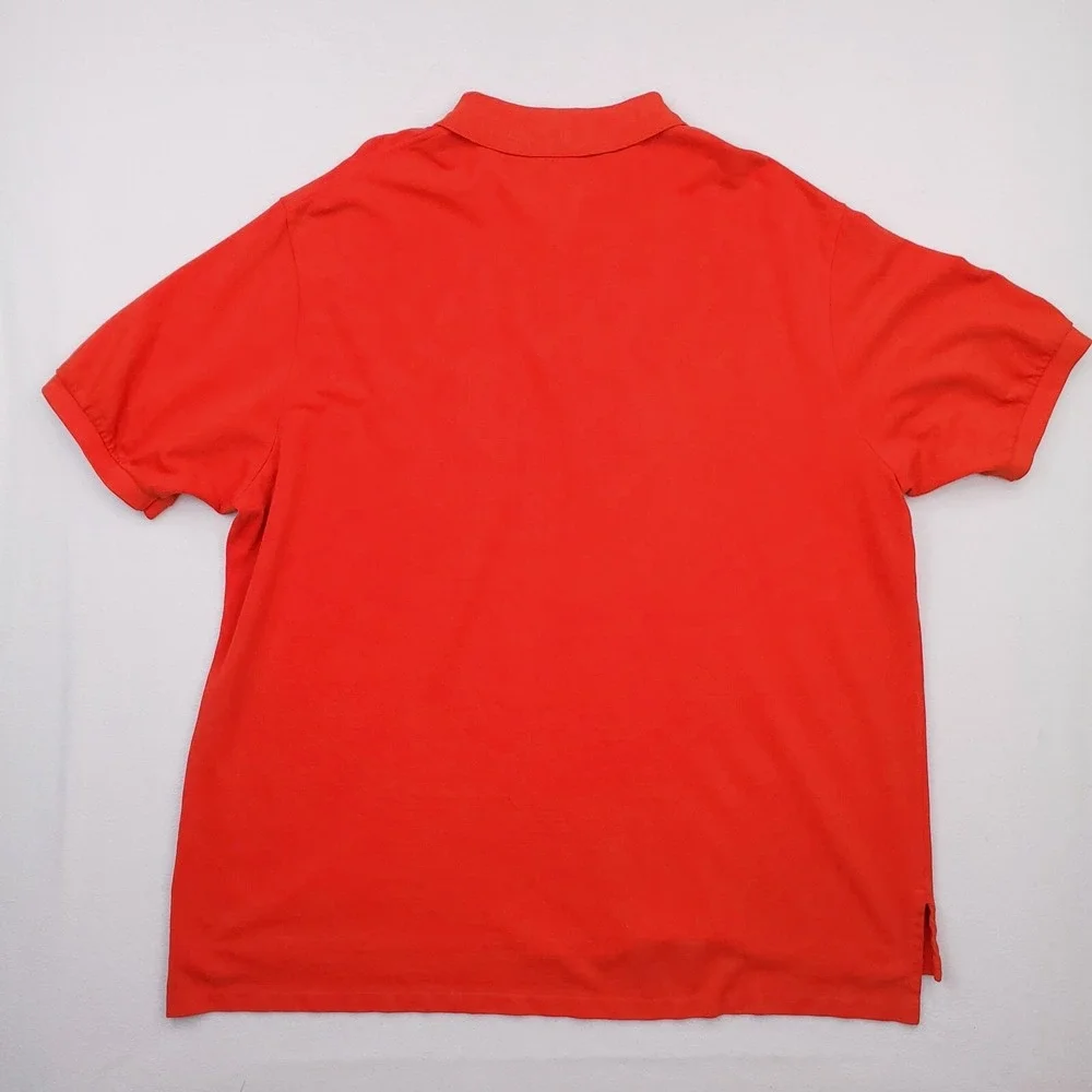Vintage Polo Ralph Lauren Shirt Mens 3XB Red Blue Big Pony Rugby Polo 3